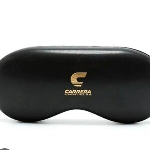 Carrera Logo Hard Eyewear Case- Black